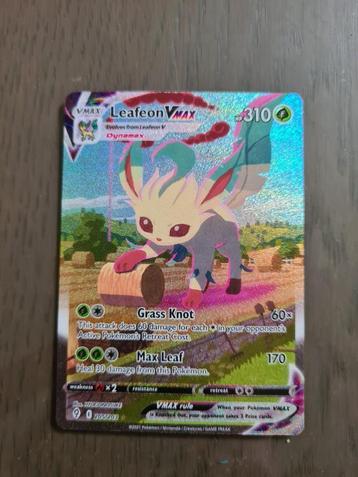 Leafeon Vmax 205/203 Evolving skies Pokemonkaart beschikbaar voor biedingen