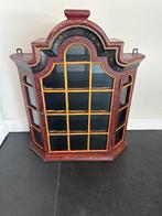 Antieke Hindeloopen vitrine, Wandvitrine - Begin 19e Eeuw, Antiek en Kunst, Antiek | Meubels | Kasten, Ophalen