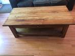Teak houten salon tafel, Huis en Inrichting, Tafels | Salontafels, Ophalen, 100 tot 150 cm, Teakhout, 50 tot 100 cm