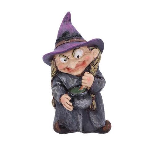 beeldje, Double Double 9.7cm, horror, gothic, hobby, heks,, Verzamelen, Beelden en Beeldjes, Nieuw, Fantasy, Ophalen of Verzenden
