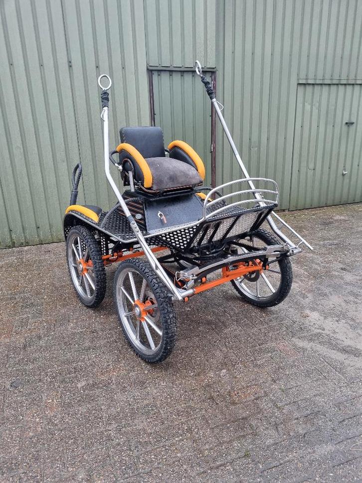 Kcs Maestro enkelspan koets, Dieren en Toebehoren, Rijtuigen en Koetsen, Gebruikt, Marathonwagen, Paard