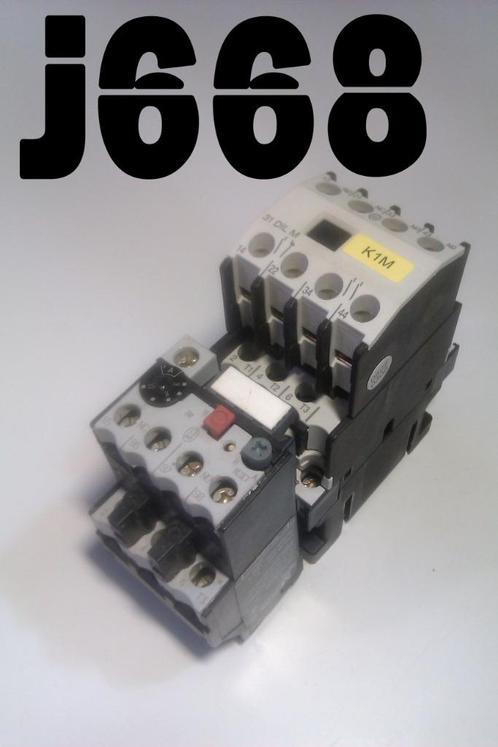 Moeller relais met thermische beveiliging en aux module, Hobby en Vrije tijd, Elektronica-componenten, Gebruikt, Ophalen of Verzenden