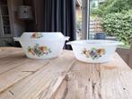 2 Acropal France ovenschalen, Ophalen of Verzenden, Overige stijlen, Glas, Schaal of Schalen