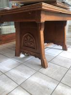 Eikenhouten tafel ( uitschuifbaar) met bijpassende dressoir, Antiek en Kunst, Antiek | Meubels | Tafels, Ophalen