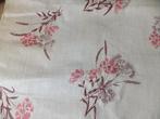 vintage zeil bloem 60s kleed hobby 135x200 groot stuk hobby, Verzenden