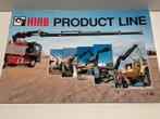 Folder Hiab kranen productlijn, Ophalen of Verzenden, Gelezen, Overige merken