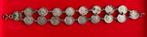Zilveren armband met 18 stuivers Willem III, Ophalen, Koning Willem III, Setje, Zilver
