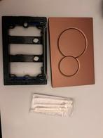 Geberit rose goude drukplaat., Doe-het-zelf en Verbouw, Sanitair, Ophalen of Verzenden, Nieuw, Toilet