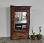 Oud Frans spiegelkastje, hangkastje meducijnkast toiletkast, Ophalen of Verzenden