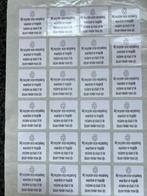 Stickers voor bijv. recycling. Stickervel, Hobby en Vrije tijd, Stickers en Plaatjes, Ophalen of Verzenden, Nieuw, Meerdere stickers