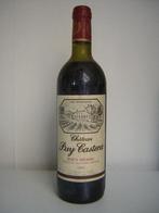 wijn 1985 Chateau Puy Castera Haut Medoc 40 Jaar !!!, Verzamelen, Frankrijk, Nieuw, Ophalen of Verzenden, Rode wijn