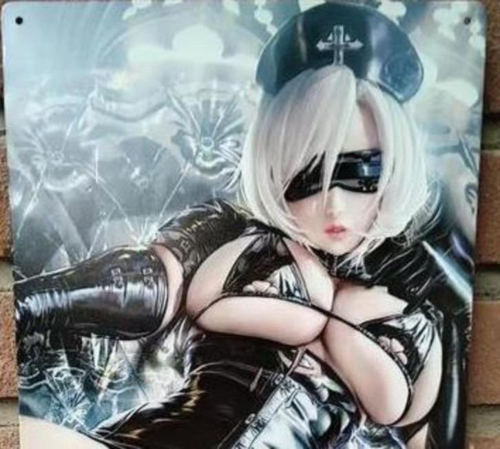 Nier Automata 2B Sexy Videogame Wandbord, Spelcomputers en Games, Games | Overige, Nieuw, 1 speler, Vanaf 12 jaar, Verzenden