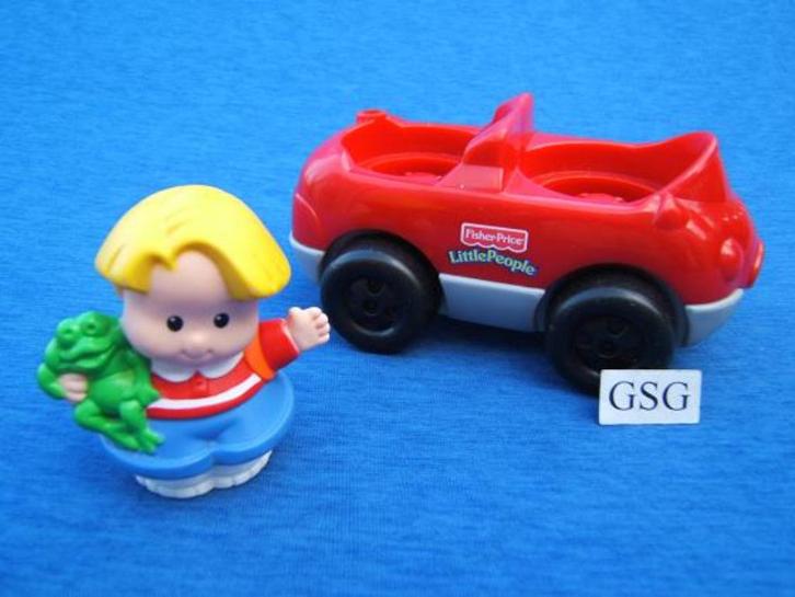 Eddy met auto nr. 77749-9099, Kinderen en Baby's, Speelgoed | Fisher-Price, Zo goed als nieuw, Ophalen