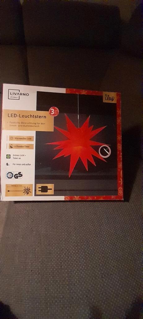 Livarno Home LED-Leuchtstern - Nieuw in doos, Huis en Inrichting, Lampen | Overige, Nieuw, Ophalen
