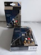 Mooie afgeschermde interlinks met vergulde cinchpluggen., Ophalen of Verzenden, Nieuw, 2 tot 5 meter, Interlink-kabel