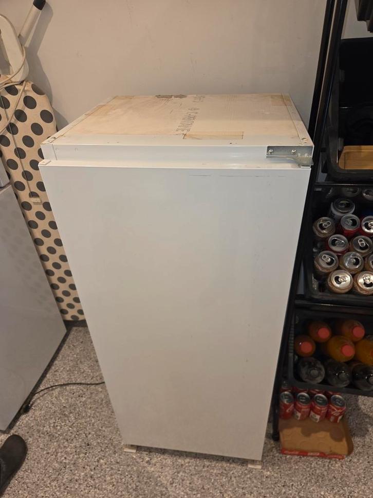 Inbouw koelkast., Witgoed en Apparatuur, Vriezers en Diepvrieskisten, Gebruikt, Inbouw, 120 tot 140 cm, Minder dan 60 cm, Ophalen