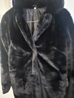 Bontjas zwart maat S, Ophalen of Verzenden, Zo goed als nieuw, Maat 36 (S), Zwart