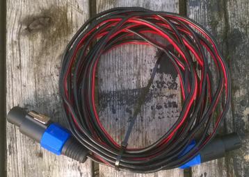 Luidsprekersnoer 10 meter - 2x2,5mm (rood/zwart) beschikbaar voor biedingen