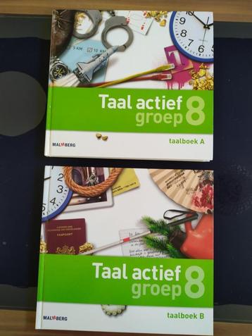 Taal Actief - Groep 8 - Taalboek 8A en 8B - voor €10,00. beschikbaar voor biedingen