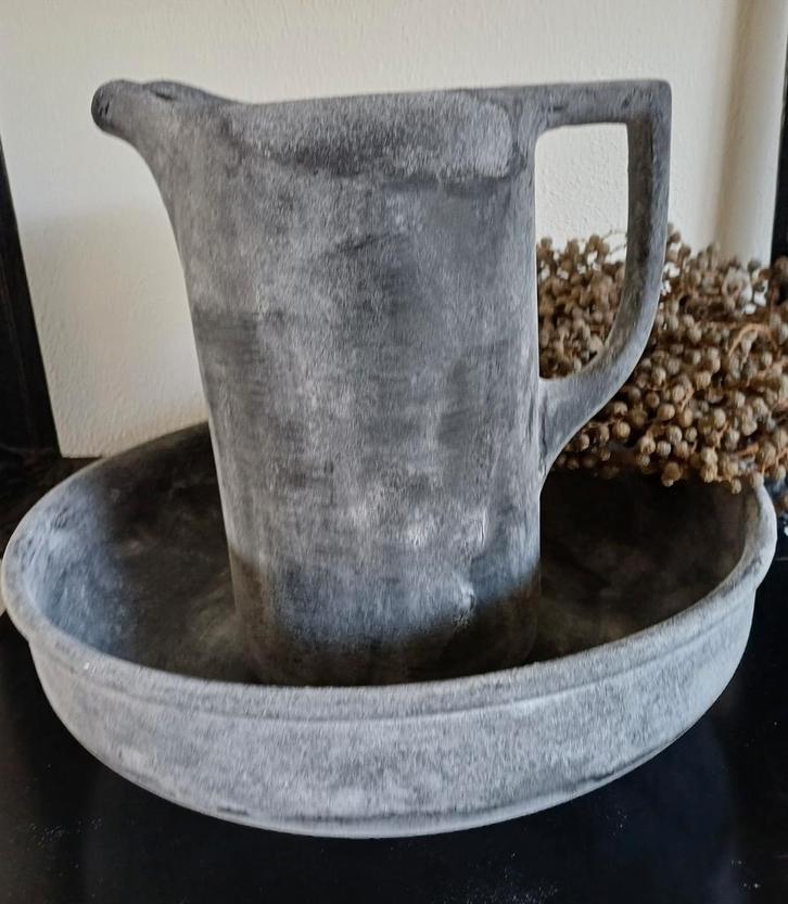 Lampetstel landelijke stijl, Huis en Inrichting, Woonaccessoires | Vazen, Zo goed als nieuw, Overige kleuren, Minder dan 50 cm