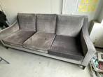 Fluwelen bank / Velvet sofa in good condition (gratis), Huis en Inrichting, Banken | Sofa's en Chaises Longues, Ophalen, Stof