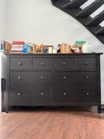 IKEA Hemnes ladekast zwart, Huis en Inrichting, Kasten | Ladekasten, Ophalen, Gebruikt, 5 laden of meer, 50 tot 100 cm