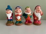 4 Disney rubber poppetjes, Ophalen of Verzenden, Gebruikt