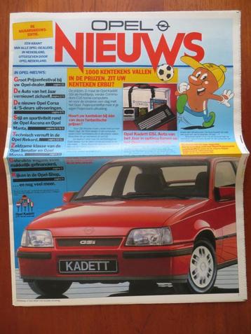 Opel Nieuws Kadett Corsa Ascona Manta Rekord Senator Monza beschikbaar voor biedingen