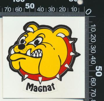 Sticker: Magnat beschikbaar voor biedingen