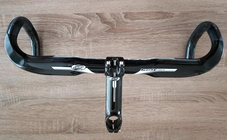BBB carbon stuur-stuurpen combinatie, Sport en Fitness, Wielrennen, Zo goed als nieuw, Overige typen, Ophalen of Verzenden