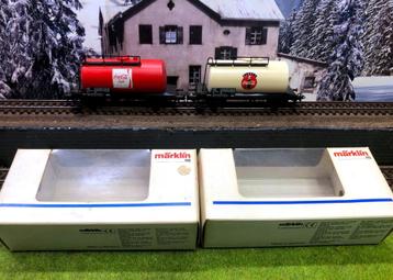 Märklin 95002 + 95003 zweedse Coca cola wagons SJ  beschikbaar voor biedingen