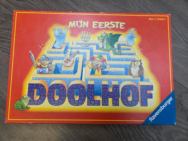 Mijn Eerste Doolhof - Ravensburger, Hobby en Vrije tijd, Gezelschapsspellen | Bordspellen, Zo goed als nieuw, Een of twee spelers