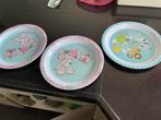 Leuke set van 3 kinderbordjes, Ophalen, Gebruikt, Overige typen