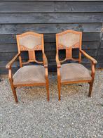 Vintage/Antieke Stoelen - Set van 2, Huis en Inrichting, Gebruikt, Twee, Bruin, Hout