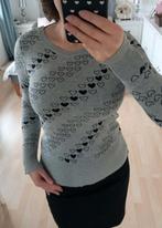Grijze trui van H&M, maat 34/36, H&M, Ophalen of Verzenden, Zo goed als nieuw, Maat 34 (XS) of kleiner