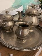 Tin thee servies ( zonder dienblad), Antiek en Kunst, Antiek | Tin, Ophalen of Verzenden
