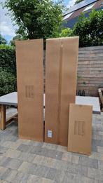 2x deur Vallstena 60x200 en 1x frond Vallsten 80x40 wit Ikea, Ophalen, 200 cm of meer, Wit, 50 tot 100 cm