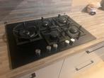 Siemens gaskookplaat 5 pits, zwart/glas, Ophalen, Zo goed als nieuw, Inbouw, Gas