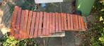 Oude handgemaakte marimba uit Nicaragua., Ophalen, Gebruikt, Melodische percussie