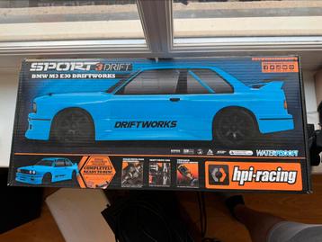 HPI Sport 3 Drift BMW M3 E30 Driftworks compleet + batterij beschikbaar voor biedingen