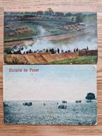 Prentkaarten gevecht van ca. 1907 en 1910, Verzamelen, Ansichtkaarten | Nederland, Ophalen of Verzenden, Voor 1920, Gelopen, Zuid-Holland