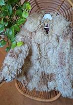 Vintage 70s Mongoolse Afghaanse lammy schapenvacht jas, Beige, Niet ingevuld, Ophalen of Verzenden, Zo goed als nieuw