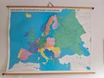 Oude staatkundige kaart van Europa - Van Goor, Antiek en Kunst, Antiek | Schoolplaten, Ophalen of Verzenden, Aardrijkskunde