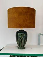 Louis Drimmer Tafellamp - Jaren 70 - Groen/Goud, Antiek en Kunst, Antiek | Lampen, Ophalen