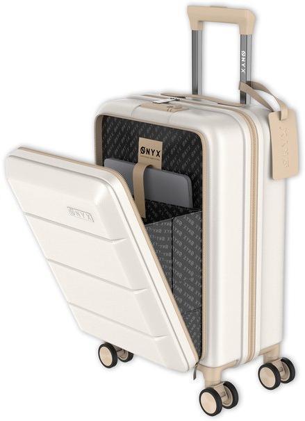 Onyx Koffer Handbagage - Dubbel TSA Slot - 35L - Beige, Sieraden, Tassen en Uiterlijk, Koffers