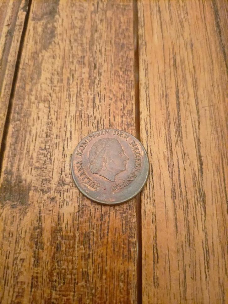 Misslag 5 cent 1966 Juliana, zeldzaam!, Postzegels en Munten, Munten | Nederland, Losse munt, 1 cent, Koningin Juliana, Ophalen of Verzenden