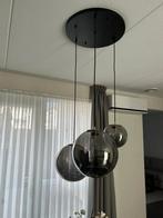 Glazen hanglamp (3 bollen) te koop, Ophalen, Zo goed als nieuw, Minder dan 50 cm