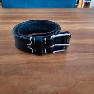 Zwarte leren broekriem PME Jeans  beschikbaar voor biedingen