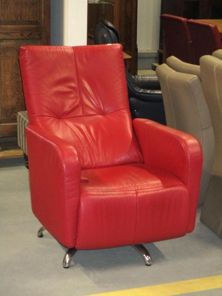 ROOD:  banken, fauteuils en eettafelstoelen, Huis en Inrichting, Banken | Bankstellen, Zo goed als nieuw, Vierpersoons of meer