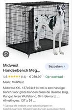 Te koop extra grote hondenbench voor formaat Duitsedog!, Zo goed als nieuw, Ophalen